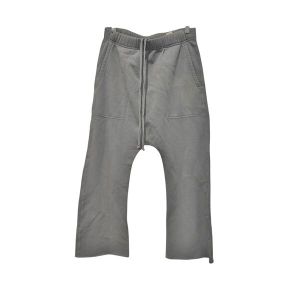 Nili Lotan SF Drop Crotch Sweatpants Wide Leg Elastic Waist Gray Size M NWOT - Picture 5 of 12